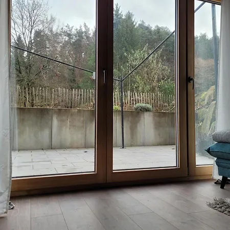 Wohnung Unterm Burghalder - Direkt Am Waldrand Hauenstein Exterior foto